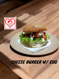 [Gillianne's^] Cheese Burger w/ egg