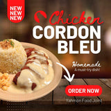 Yahmon Cordon Bleu With Rice
