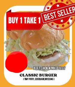 [Jollibear ^] Classic Burger (Buy 1 Take 1)