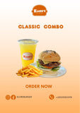 [Klord*] Combo (Burger with Fries & Drink)