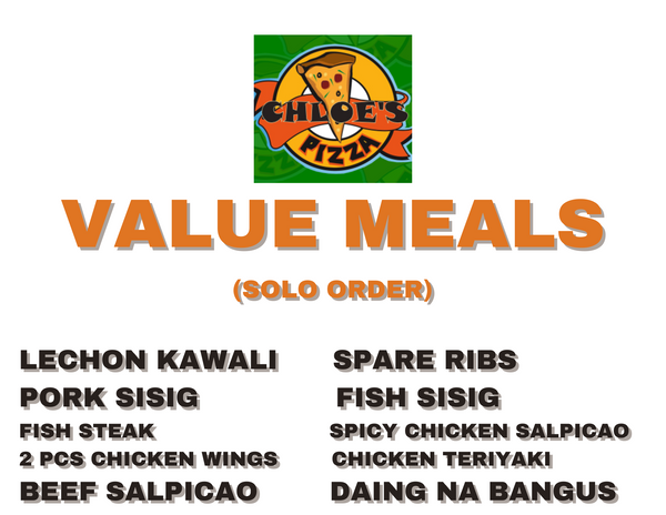 [Chloe's^] Value Meals (30 mins)