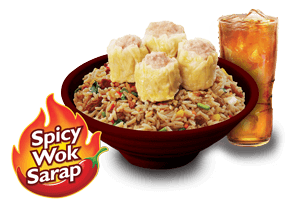 Chowking Spicy Chao Fan w/ Toppings /