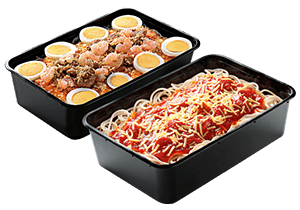 [Jollibee] Spaghetti & Palabok Family Pan Duo