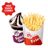 [Jollibee.] Large Fries w/ Choco Sundae