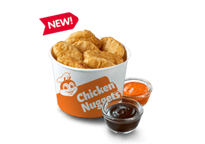 [Jollibee] 10pcs Chicken Nuggets Solo with 2 Dip