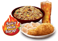 Chowking Spicy Pork Chao Fan w/ Chinese Style Fried Chicken /