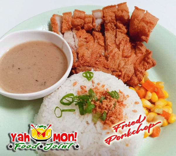 [Yahmon*] Rice Meal Fried Pork Chop