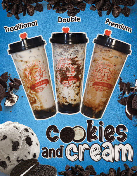 TTA Cookies & Cream with FREE Brown sugar pearls