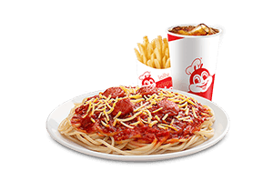 [Jollibee] Jolly Spaghetti w/ Regular Fries.