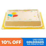 [Goldilocks*] Balloons Greeting Cake 8x12