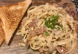 [Happy Huts*] Leon’s Carbonara Pasta