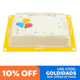 [Goldilocks*] Balloons Greeting Cake 8x12