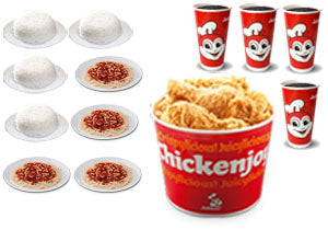 [Jollibee'] Family Super Meal - (8 pc Chickenjoy Bucket).