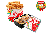 [Jollibee] 6 pc. Chickenjoy w/ Family Pan Palabok G5