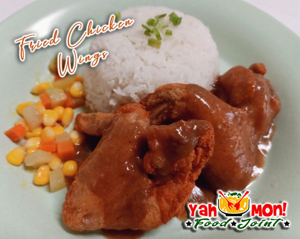 [Yahmon*] Rice Meal Crispy Chicken Wings