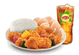 Chowking Sweet 'n Sour Chicken Rice Meal /
