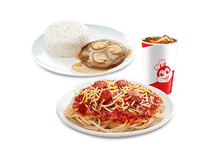 [Jollibee] Jolly Spaghetti w/ 1 pc Burger Steak S5