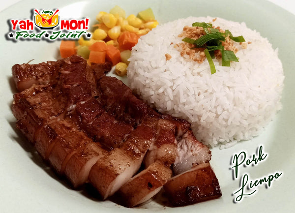 [Yahmon*] Rice Meal Pork Liempo