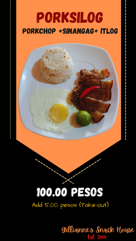 [Gillianne's^] Pork Silog